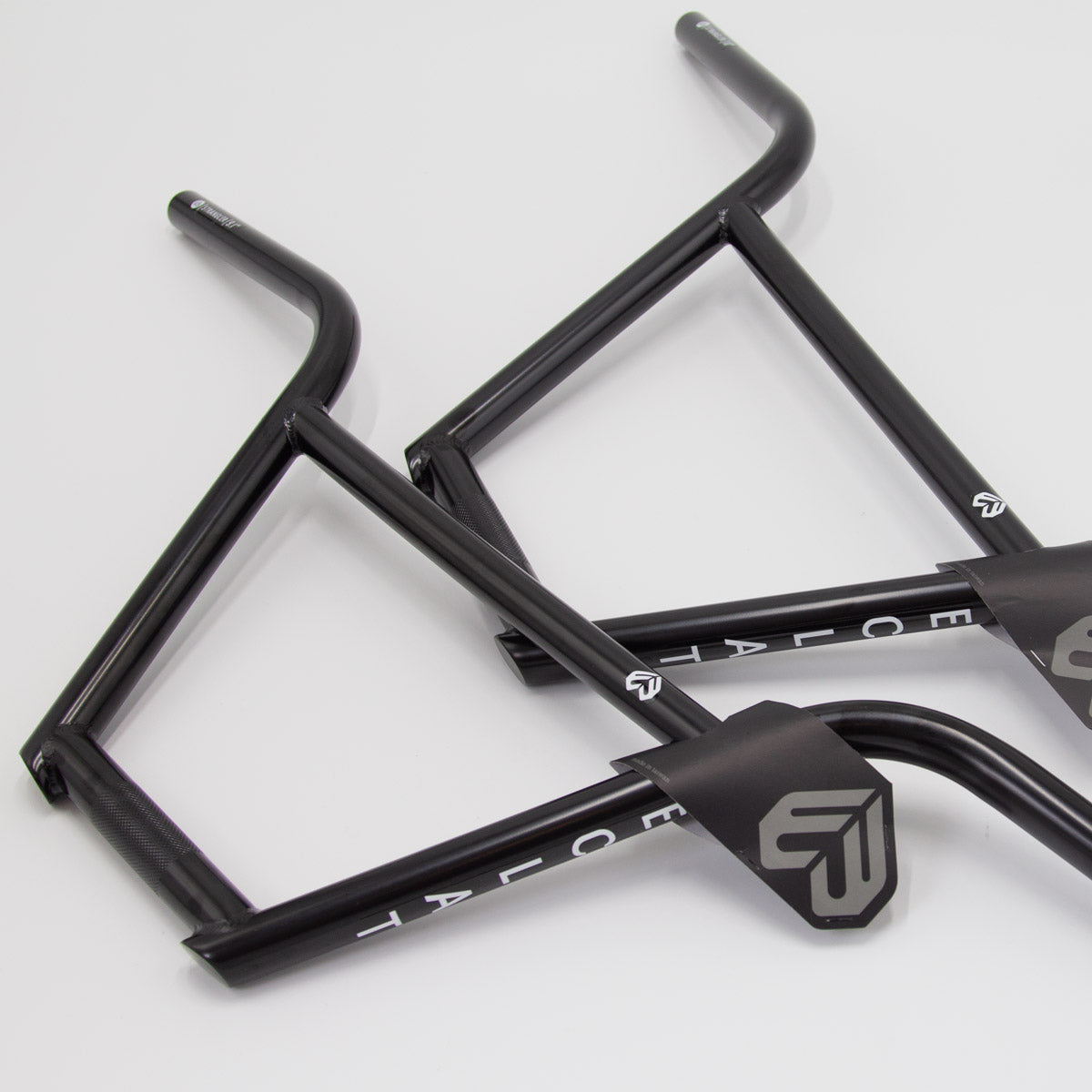 ECLAT BMX STRANGLER 4pc HANDLEBAR BLACK BARS | eBay