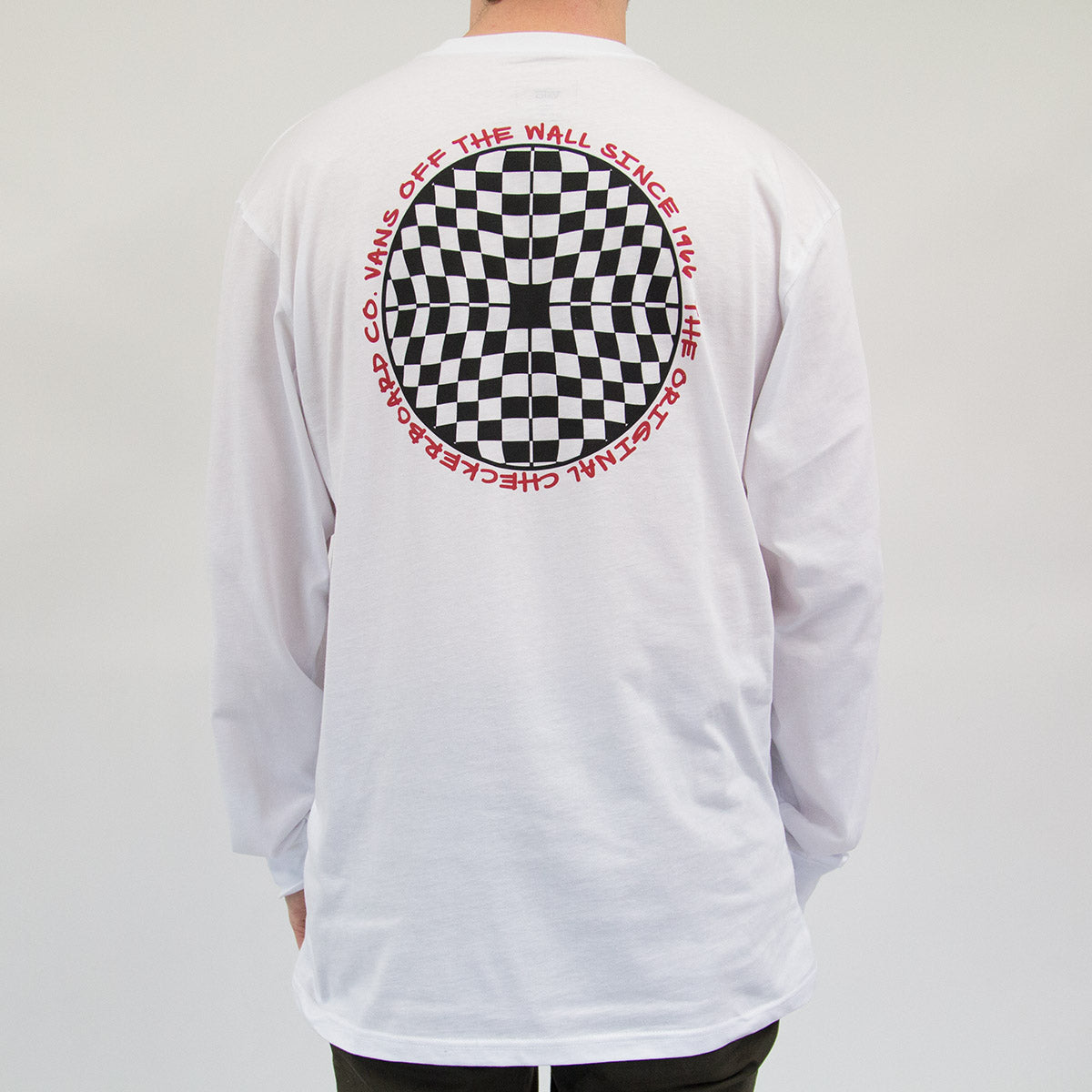 Checkered vans long sleeve online